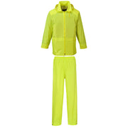 Portwest L440 Waterproof Essentials Protective Rainsuit (2 Piece Suit) Yellow, Medium-KarWorkwear