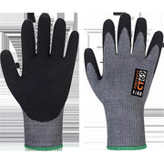 CT69 Cut Resistant D18 Nitrile Work Glove Gray/Black, Large-KarWorkwear