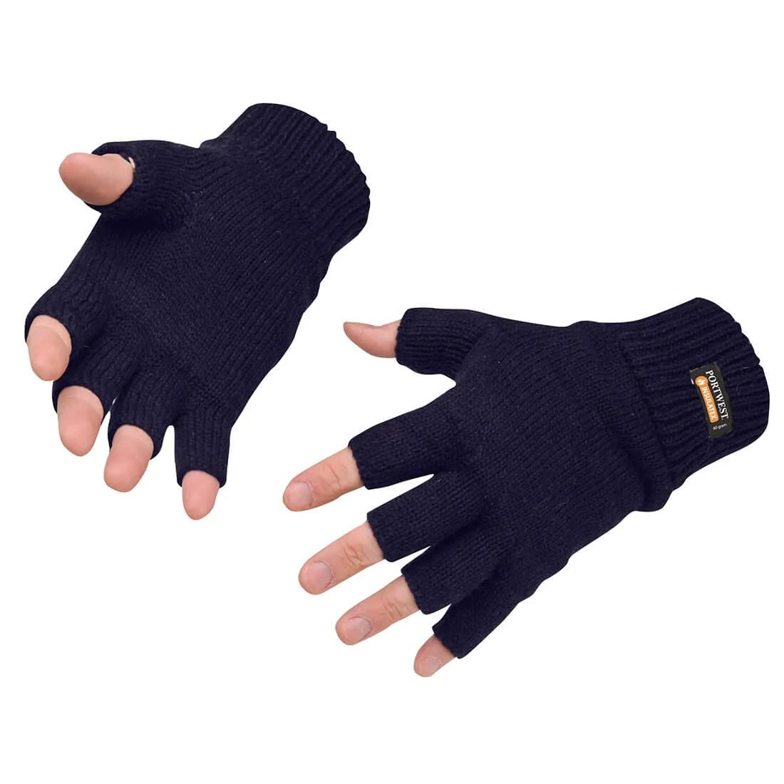 Knitted Insulatex Fingerless Gloves-KarWorkwear