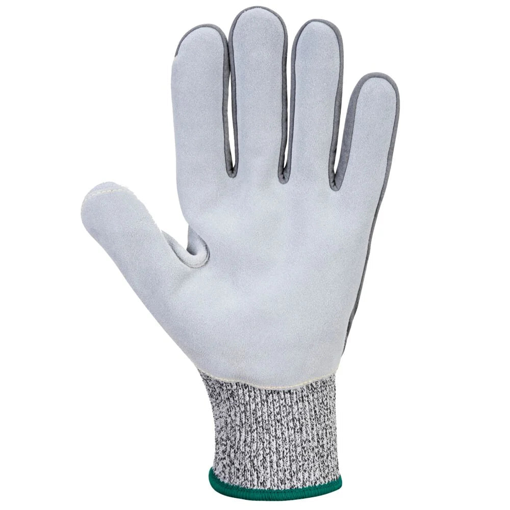 A630 Cut Resistant Work Gloves Razor Lite Leather Palm Gloves Gray, Small-KarWorkwear