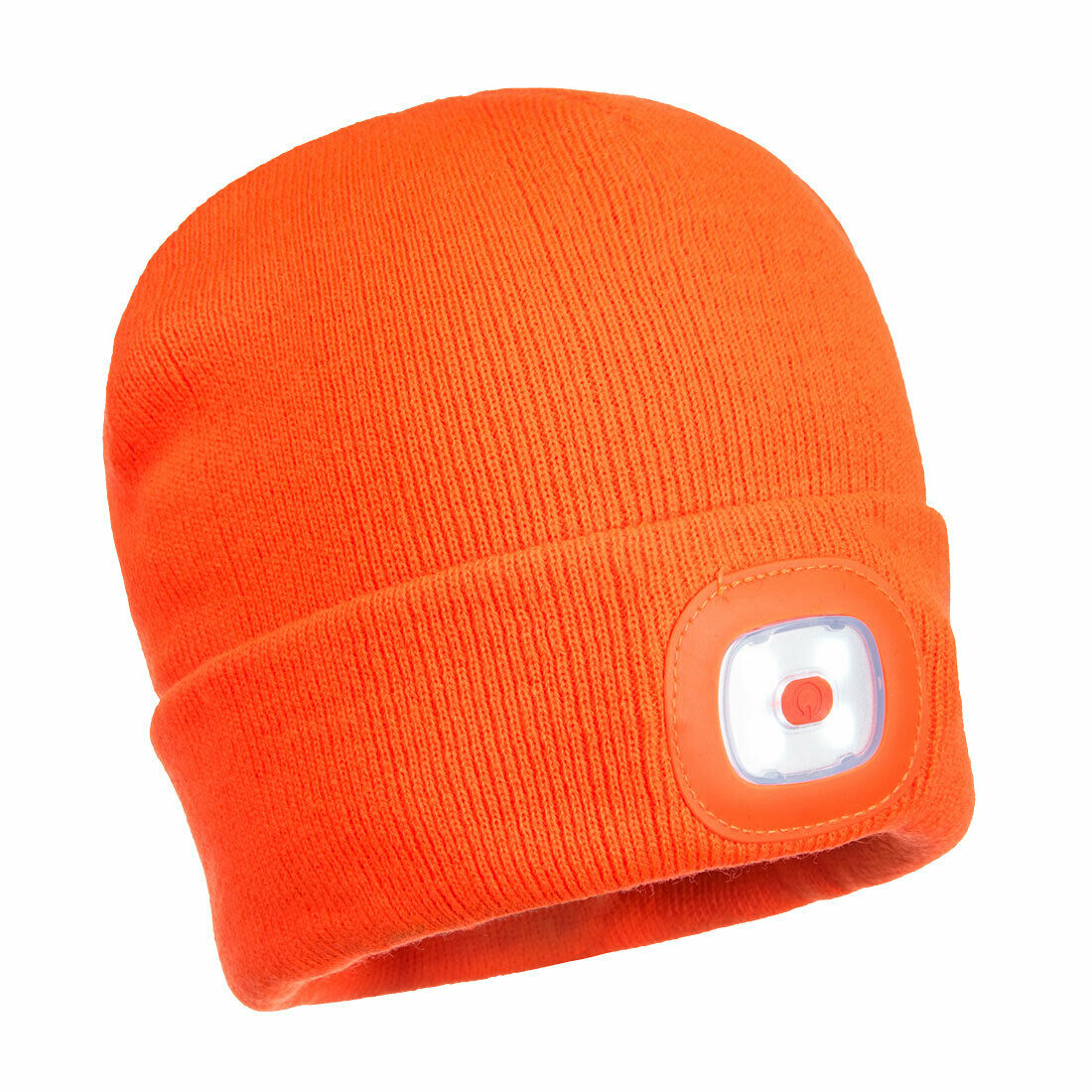 Portwest Mens Beanie Hat LED Head Light USB Rechargeable Warm Work Comfort B029-KarWorkwear
