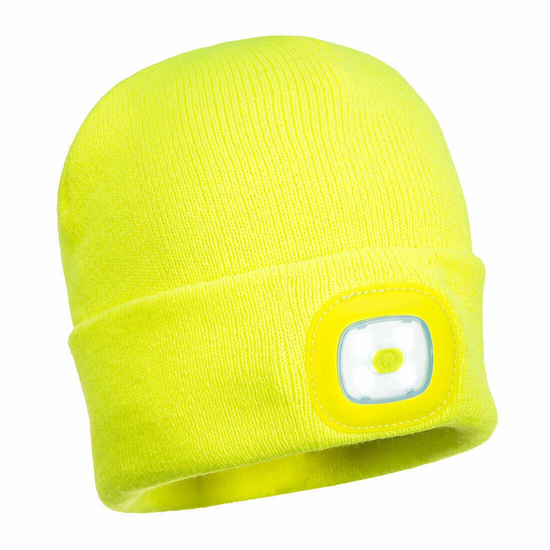 Portwest Mens Beanie Hat LED Head Light USB Rechargeable Warm Work Comfort B029-KarWorkwear