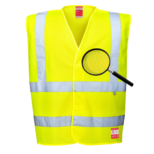 Portwest Hi-Vis Anti Static Vest - Flame Resistant Reflective Work Safety FR71-KarWorkwear