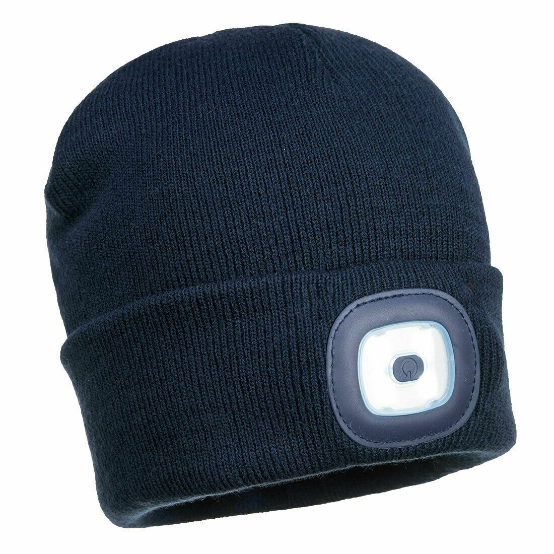 Portwest Mens Beanie Hat LED Head Light USB Rechargeable Warm Work Comfort B029-KarWorkwear