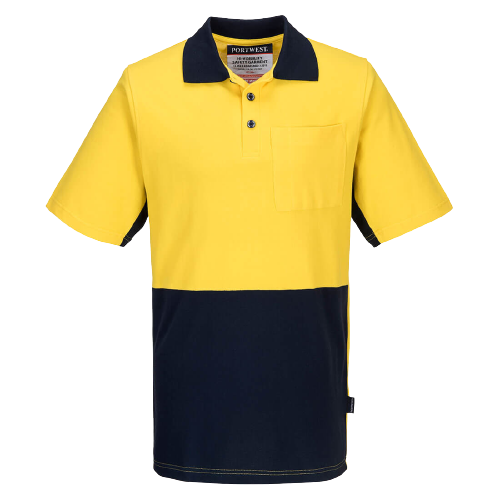 Portwest Short Sleeve Cotton Pique Polo Breathable Cottong Shirt MD618-KarWorkwear