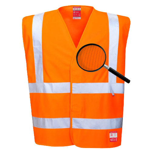 Portwest Hi-Vis Anti Static Vest - Flame Resistant Reflective Work Safety FR71-KarWorkwear