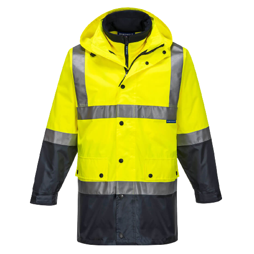 Portwest Eyre Day/Night 4-in-1 Jacket 2 Tone Reflective Work Safety MJ881-KarWorkwear