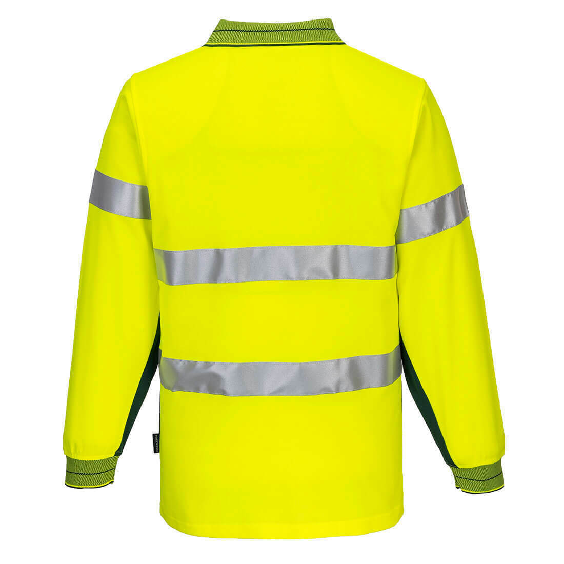 Portwest Mens Prime Mover Long Sleeve Cotton Work Shirt Polo Hi-Vis Taped MP313-KarWorkwear