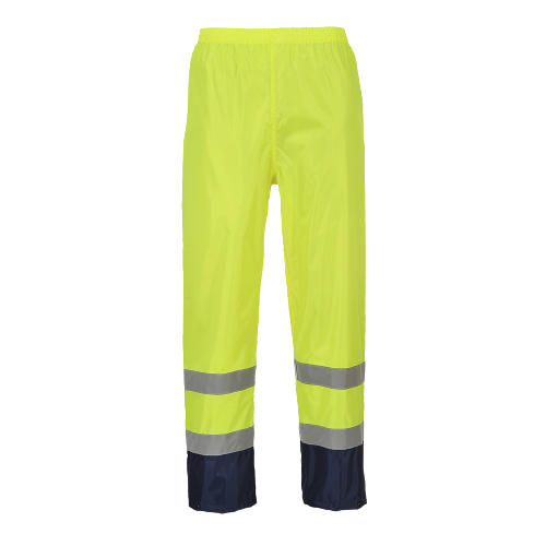 Portwest Hi-Vis Classic Two Tone Rain Pants Reflective Taped Work H444-KarWorkwear