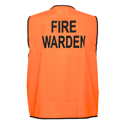 Portwest Fire Warden Hi-Vis Vest Class D Comfort Tape Work Safety MV118-KarWorkwear