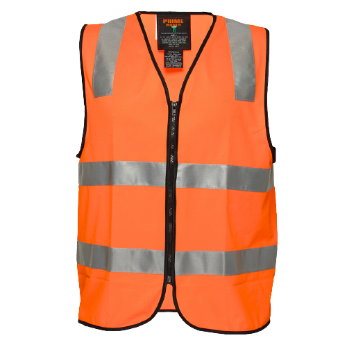 Portwest Fire Warden Zip Vest D/N 2 Tone Reflective Tape Work Safety MZ104-KarWorkwear