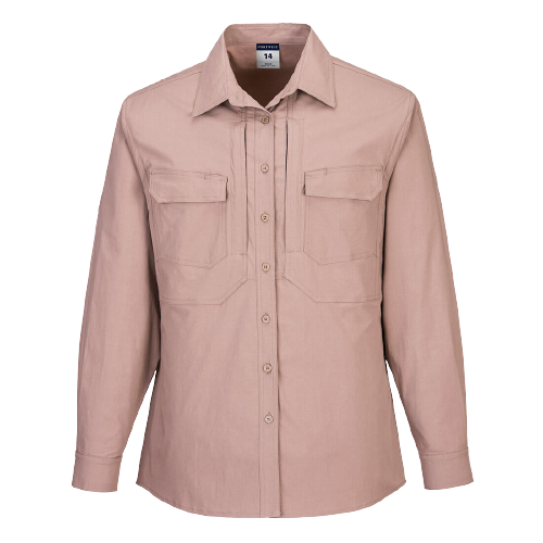 Portwest Ladies Utility Stretch Long Sleeve 2 Zipped Compartments Comfort LS501-KarWorkwear