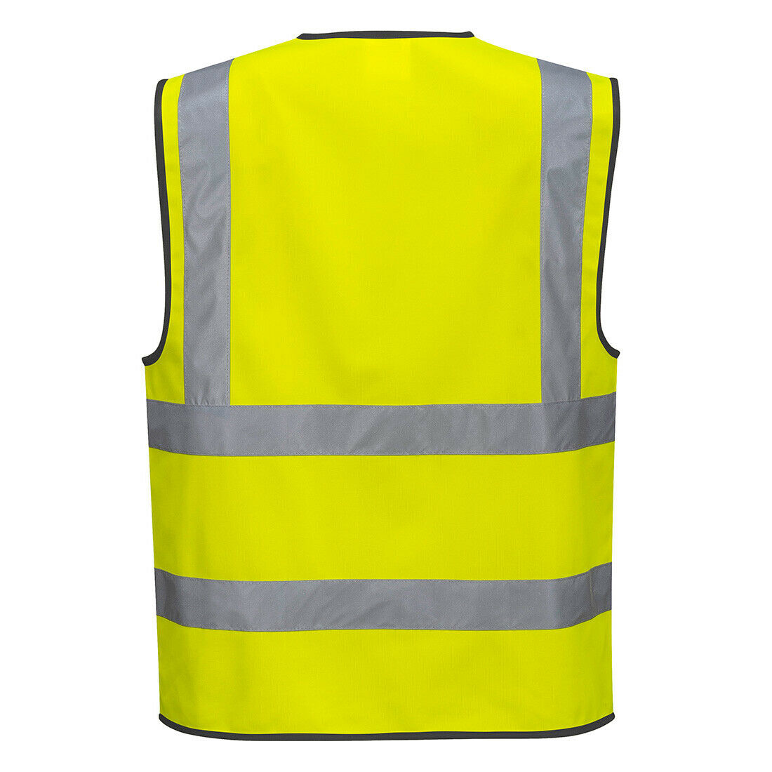 Portwest Mens Hi-Vis Zipped Band & Brace Vest Lightweight Taped Safety Work C375-KarWorkwear