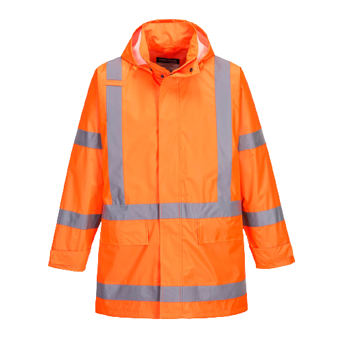 Portwest TTMC-W17 X-Back Rain Jacket 2 Tone Reflective Tape Work Safety TM610-KarWorkwear