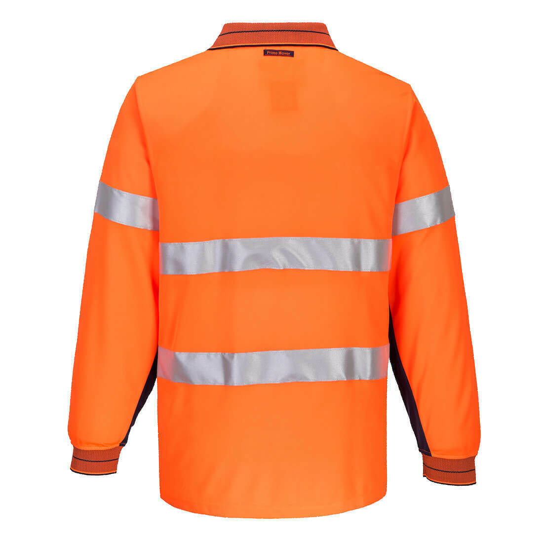 Portwest Mens Prime Mover Long Sleeve Micro Mesh Polo Taped Work Hi-Vis MP513-KarWorkwear
