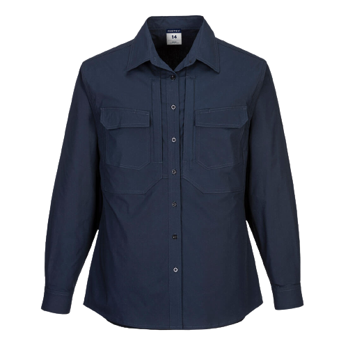 Portwest Ladies Utility Stretch Long Sleeve 2 Zipped Compartments Comfort LS501-KarWorkwear