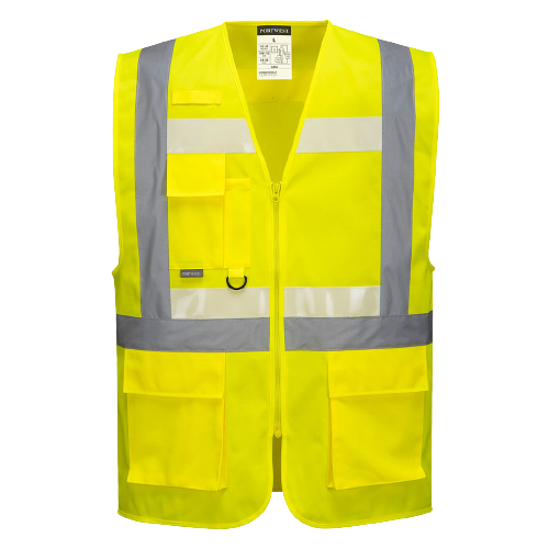 Portwest Glowtex Executive Vest II Hi Vis Reflective Tape Work Safety G456-KarWorkwear