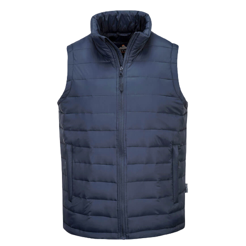 Portwest Mens Aspen Baffle Gilet Insulatex Padded Sleeveless Warmth Jacket S544-KarWorkwear