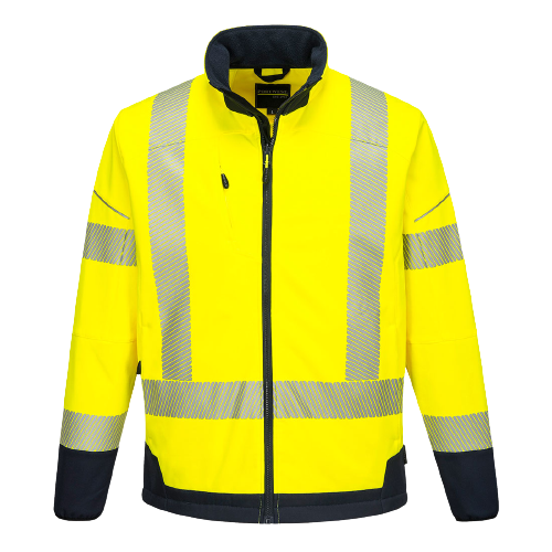 Portwest PW3 Hi-Vis Contrast Softshell (3L) 2 Tone Reflective Work Safety T404-KarWorkwear