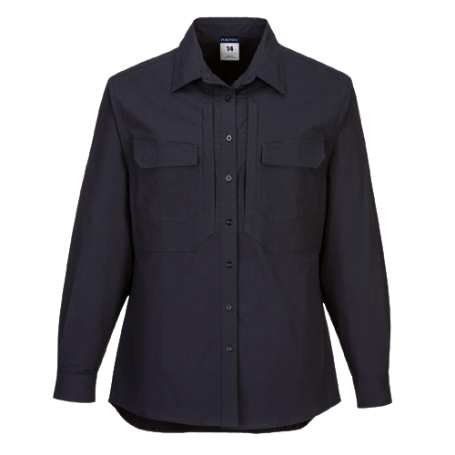 Portwest Ladies Utility Stretch Long Sleeve 2 Zipped Compartments Comfort LS501-KarWorkwear