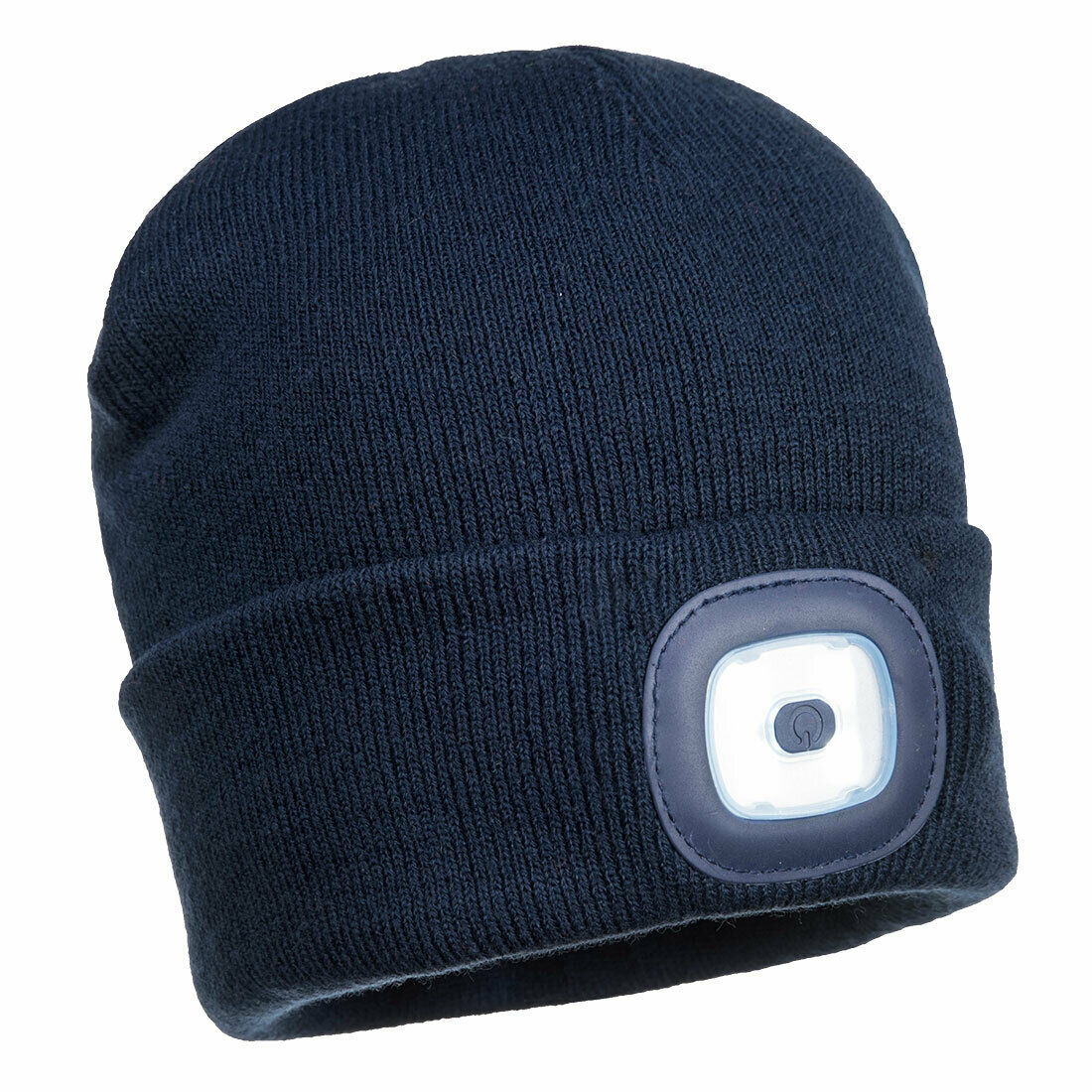 Portwest Mens Beanie Hat LED Head Light USB Rechargeable Warm Work Comfort B029-KarWorkwear