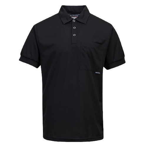 Portwest Short Sleeve Solid Colour Micro Mesh Polo Breathable Casual Shirt MP101-KarWorkwear