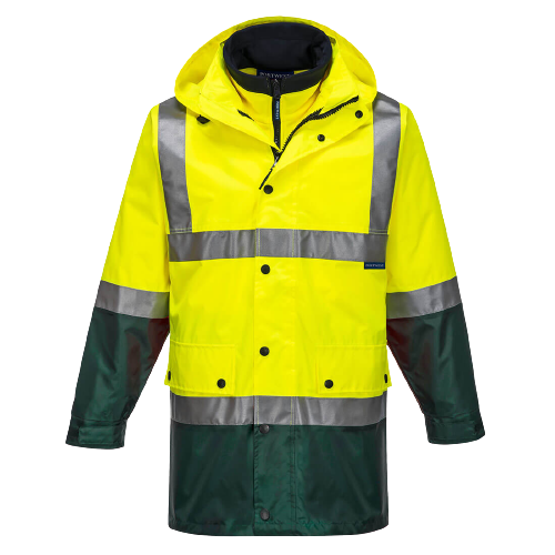 Portwest Eyre Day/Night 4-in-1 Jacket 2 Tone Reflective Work Safety MJ881-KarWorkwear