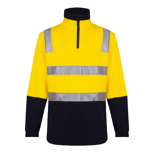 Portwest Cotton Brush Fleece Jumper with Tape Reflective Safety MF615-KarWorkwear