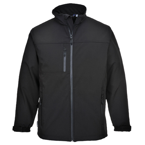 Portwest Mens Softshell Jacket (3L) Waterproof Full Zip Breathable Jacket TK50-KarWorkwear