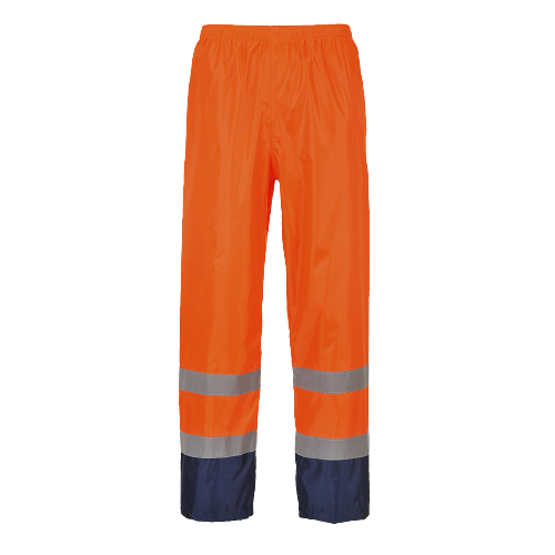 Portwest Hi-Vis Classic Two Tone Rain Pants Reflective Taped Work H444-KarWorkwear