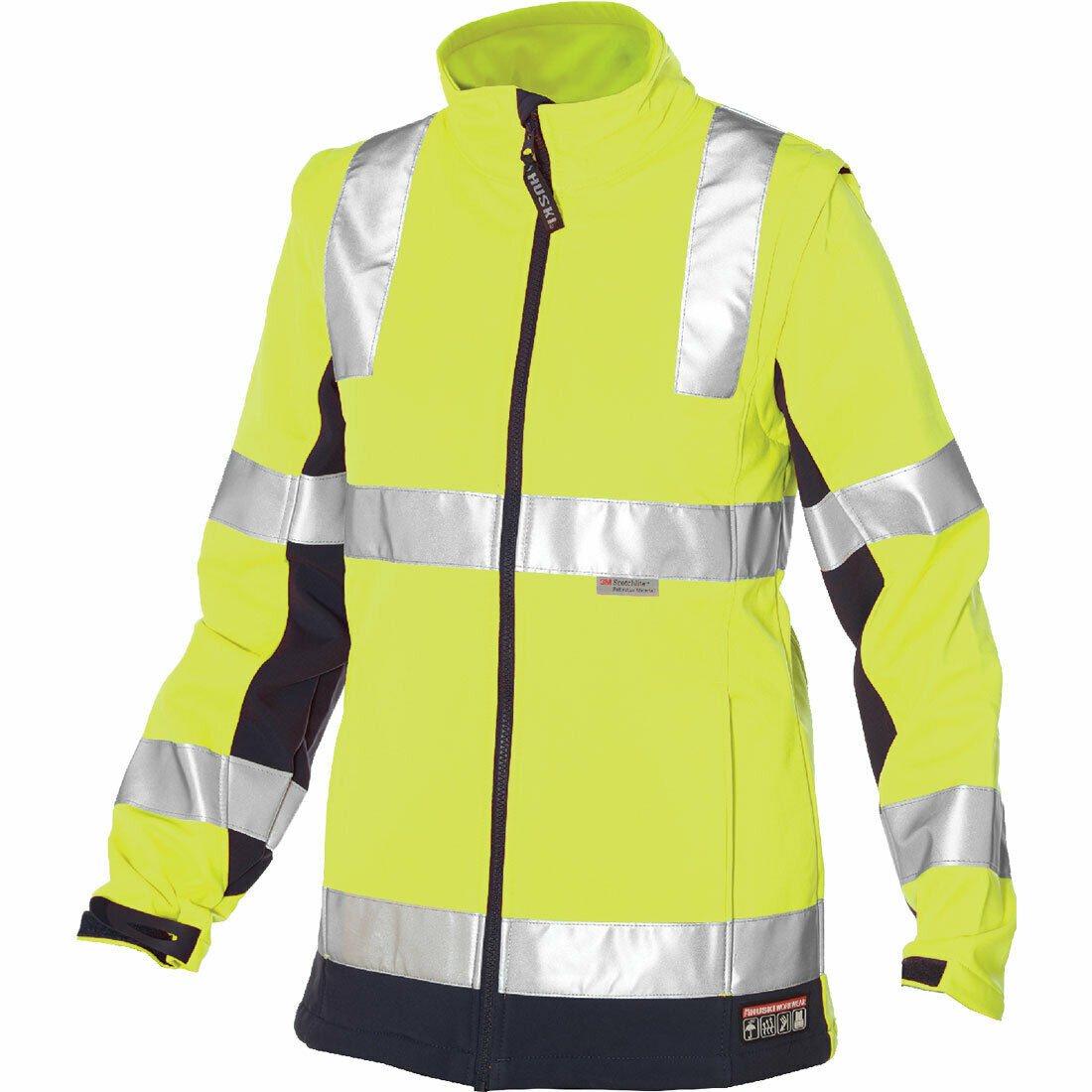 Portwest Women Huski Kimberly Jacket Softshell Reflective Hi-Vis Safety K7003-KarWorkwear