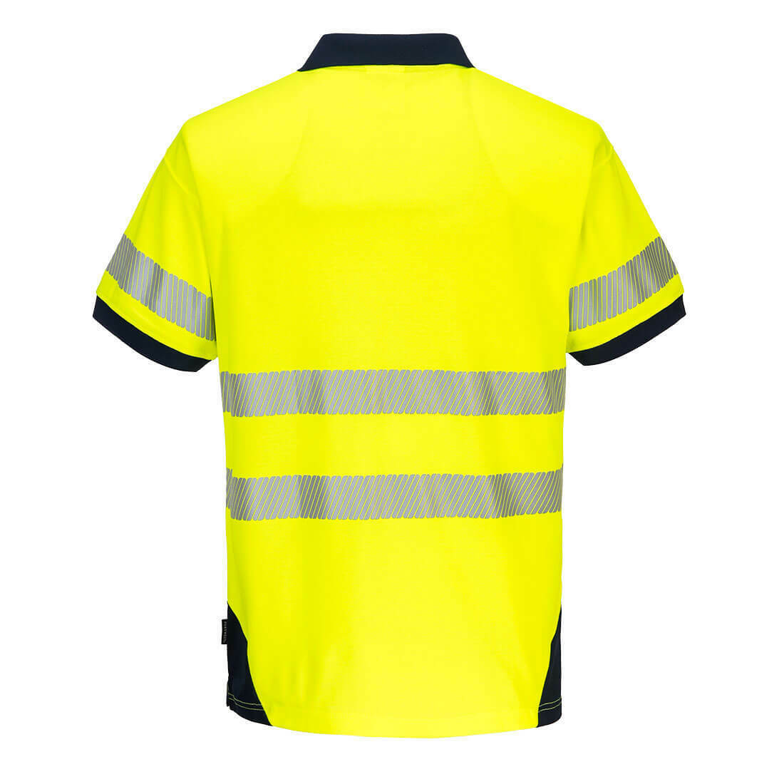 Portwest Mens PW3 Hi-Vis Polo Short Sleeve Cool Dry Comfy Taped Work Shirt T182-KarWorkwear