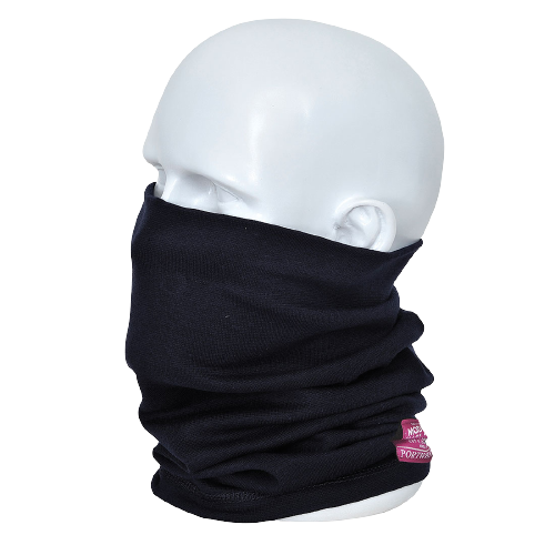 Portwest Flame Resistant Anti-Static Neck Tube Hi Vis 50+ UPF Fabric FR19-KarWorkwear