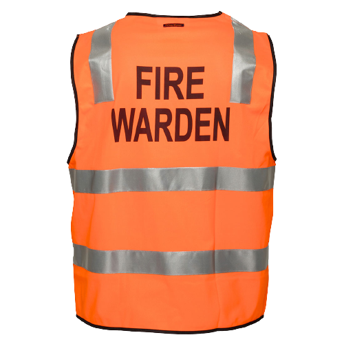 Portwest Fire Warden Zip Vest D/N 2 Tone Reflective Tape Work Safety MZ104-KarWorkwear