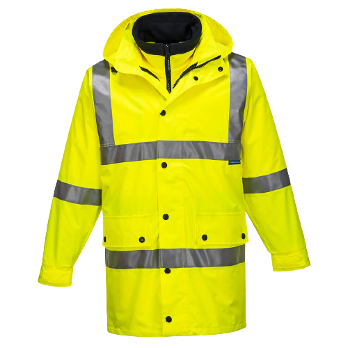 Portwest Argyle Full Day/Night 4-in-1 Jacket 2 Tone Reflective Work Safety MJ883-KarWorkwear