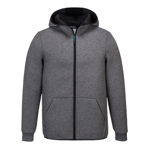 Portwest KX3 Technical Fleece Front Zip Opening Comfortable Hooded Jacket T831-KarWorkwear