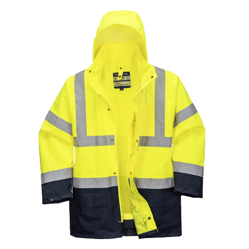 Portwest Essential 5-in-1 Two-Tone Jacket Reflective Taped Work Safety S766-KarWorkwear