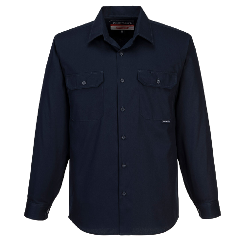 Portwest Adelaide Shirt, Long Sleeve, Regular Weight Button Front Closure MS903-KarWorkwear