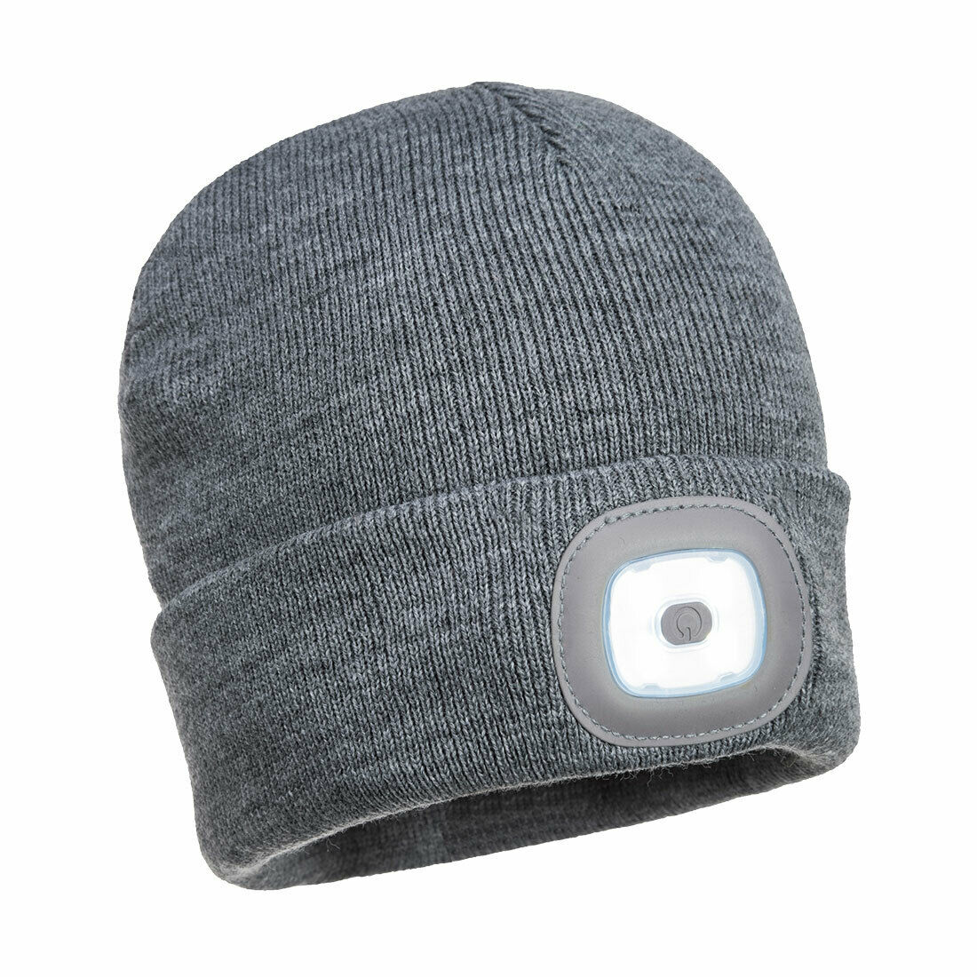 Portwest Mens Beanie Hat LED Head Light USB Rechargeable Warm Work Comfort B029-KarWorkwear