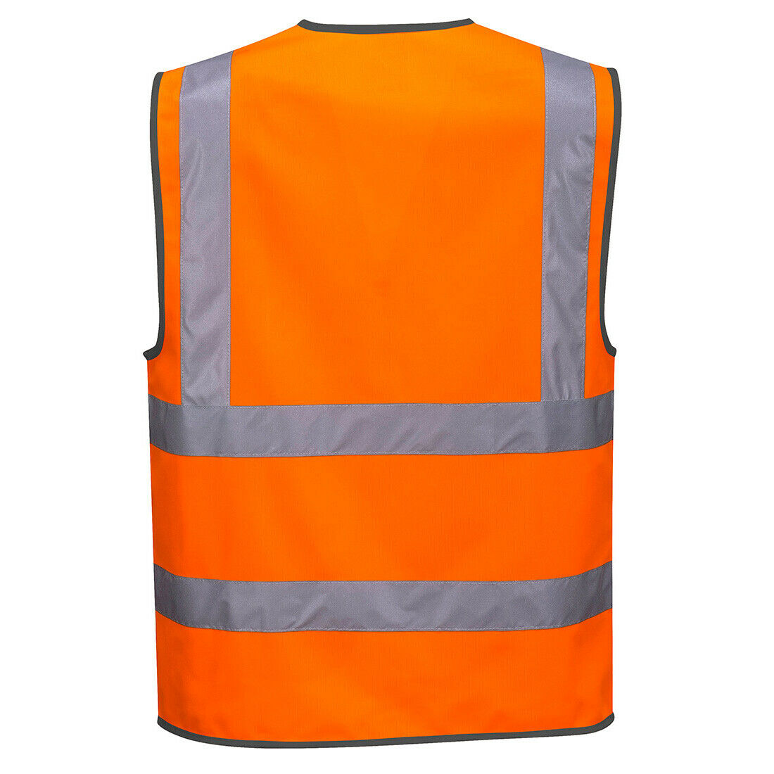 Portwest Mens Hi-Vis Zipped Band & Brace Vest Lightweight Taped Safety Work C375-KarWorkwear