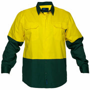 Portwest Mens Prime Mover Hi-Vis Lightweight Gusset Sleeves Shirt Comfort MS801-KarWorkwear