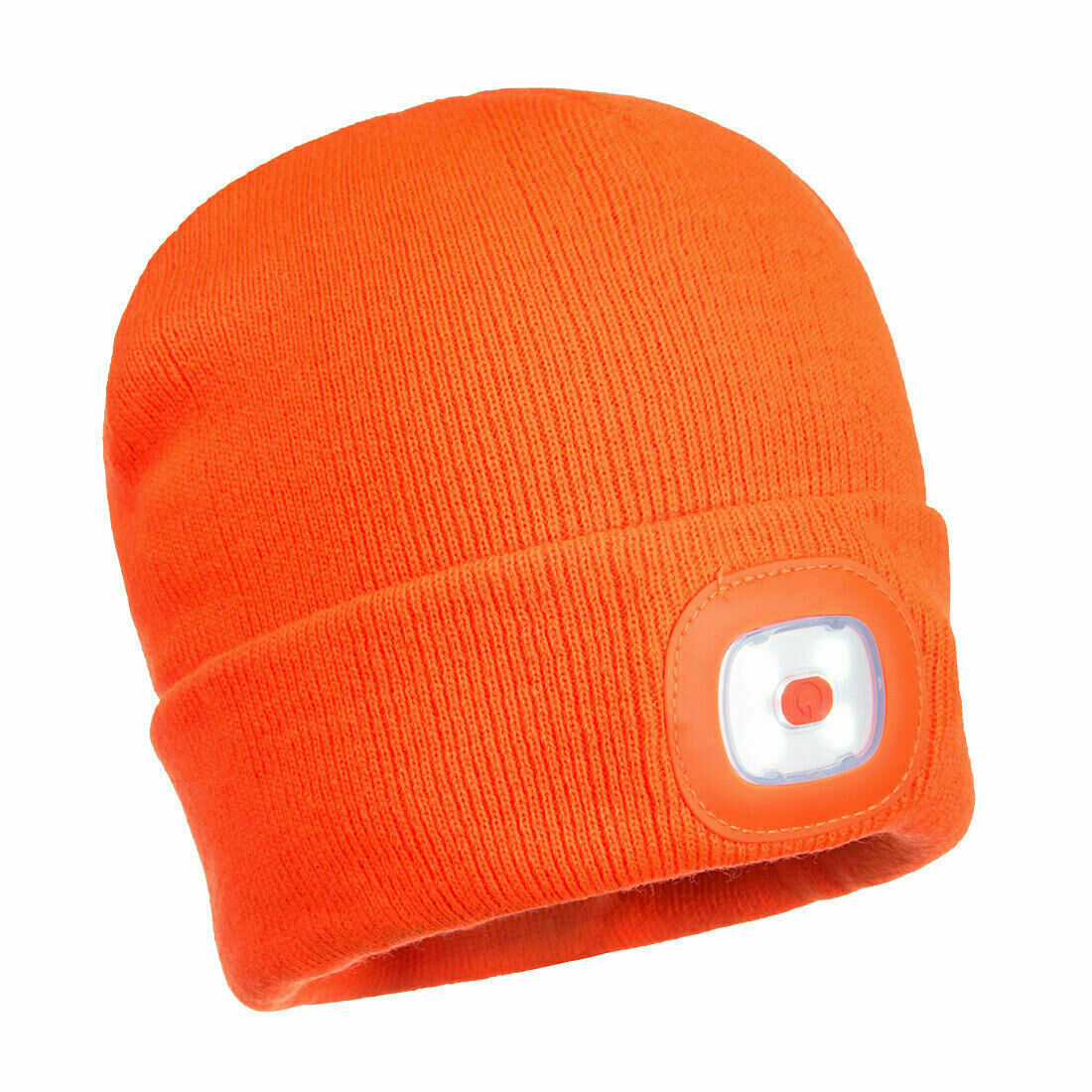 Portwest Mens Beanie Hat LED Head Light USB Rechargeable Warm Work Comfort B029-KarWorkwear