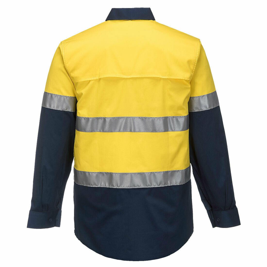 Portwest Mens Prime Mover Taped Hi-Vis Lightweight Long Sleeve Shirt Work MA801-KarWorkwear