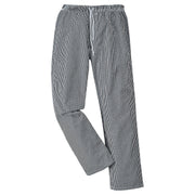 Portwest Mens Bromley Chefs Trousers Cotton Comfortable Drawcord Work Pants C079-KarWorkwear