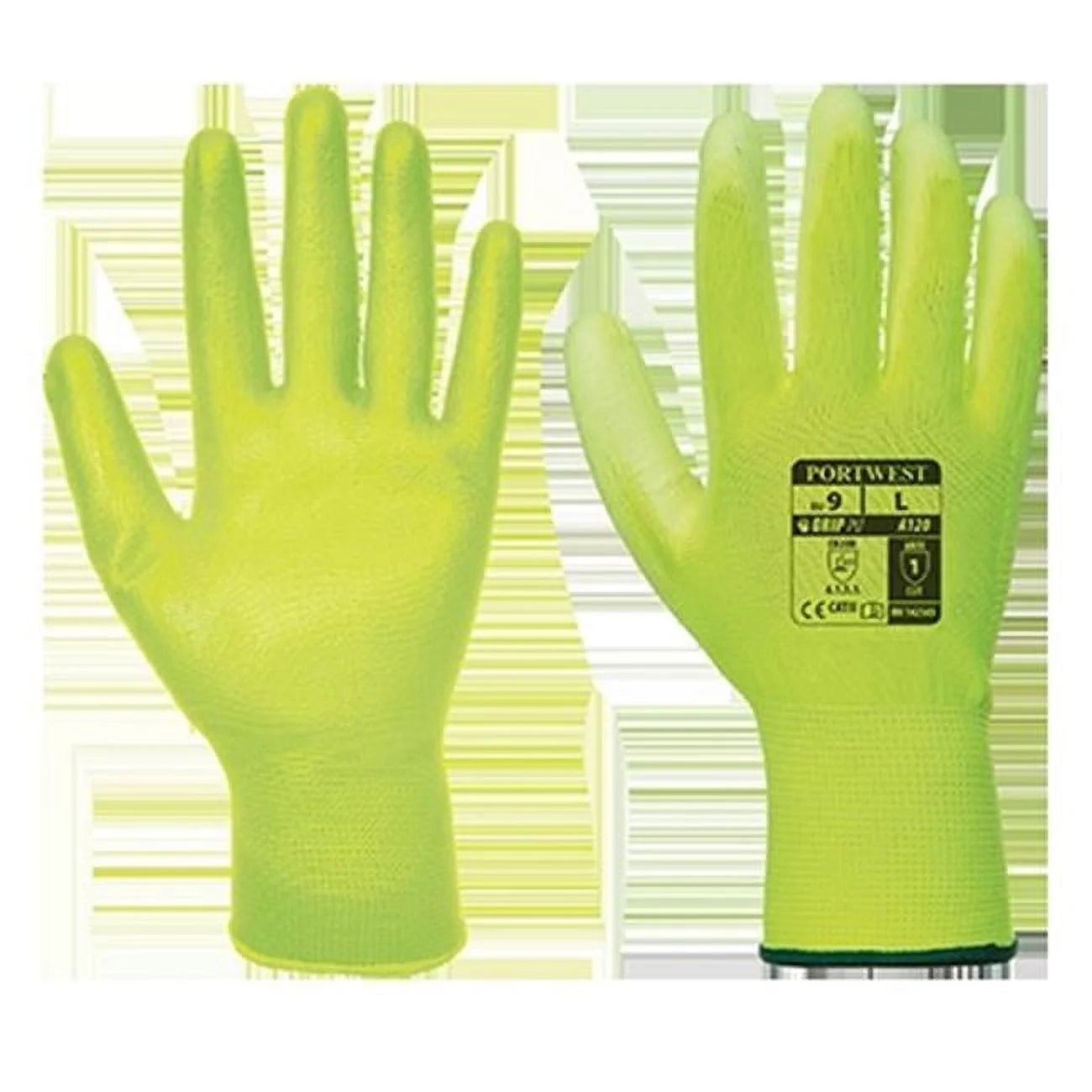 A120 Work Gloves PU Palm Dipped Abrasion and Tear Resistant Pink, Medium-KarWorkwear