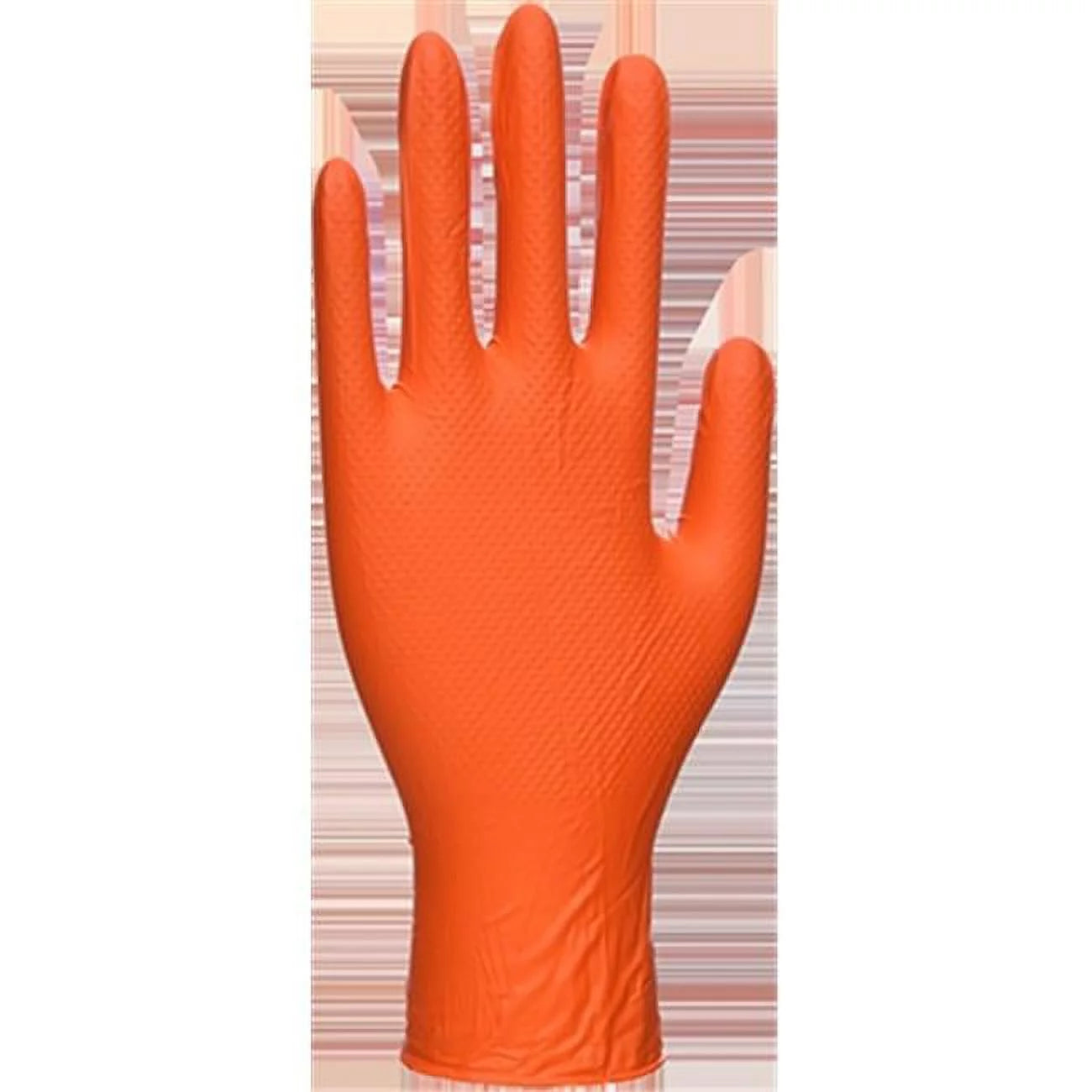 A930 High Strength Orange HD Disposable Gloves Orange, Medium-KarWorkwear
