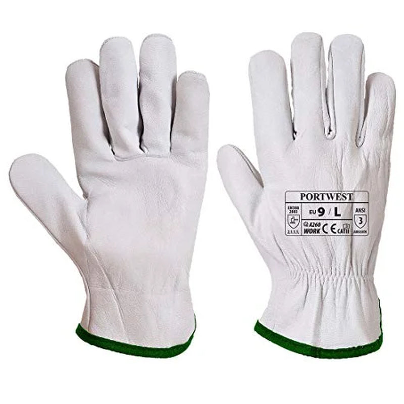 A260 Classic Goat Skin Oves Driver Glove Gray, X-Large-KarWorkwear