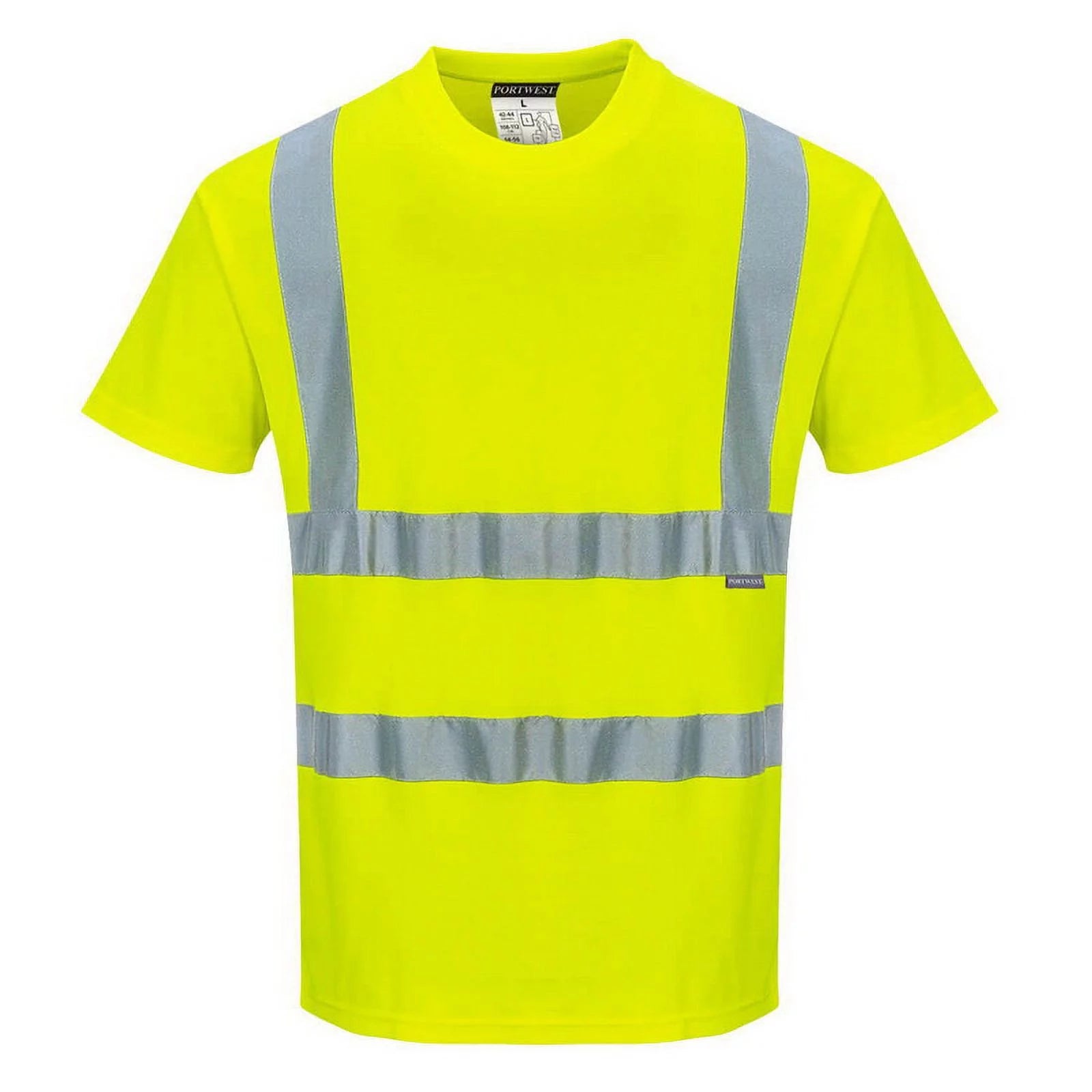 S170 Cotton Comfort Short Sleeve T-Shirt Yellow Tall, X-Large-KarWorkwear