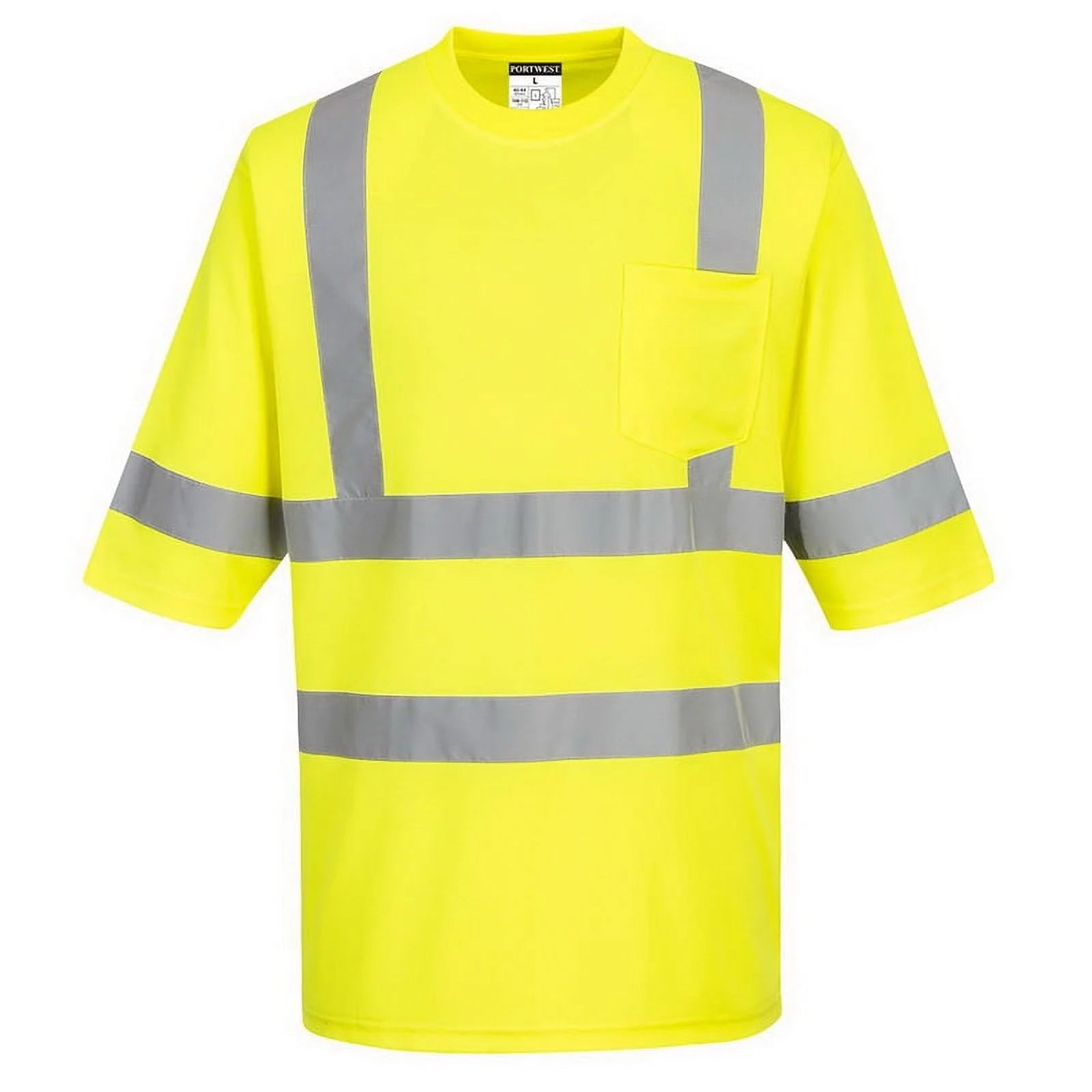 S393 Dayton Class 3 T-Shirt-Yellow-4Xl-KarWorkwear