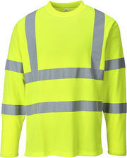 S278 Cotton Comfort Long Sleeve T-Shirt Yellow, Xx-Large-KarWorkwear